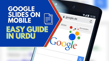 Google Slides Tutorial on Mobile | Create Presentations Step-by-Step in Urdu