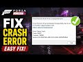 How to FIX Forza Horizon 6 Unexpected Error | Forza Horizon has hit an Unexpected Error