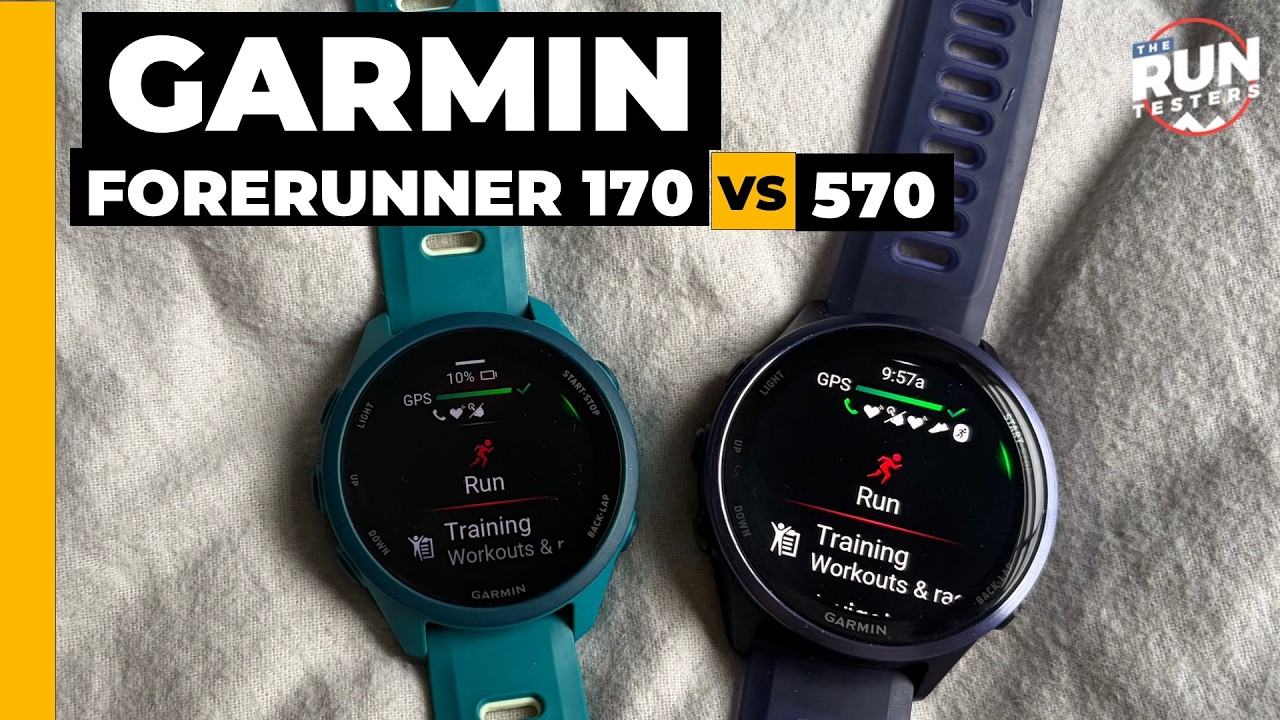 Garmin Forerunner 170 vs 570: New and old Garmin AMOLED watches compared