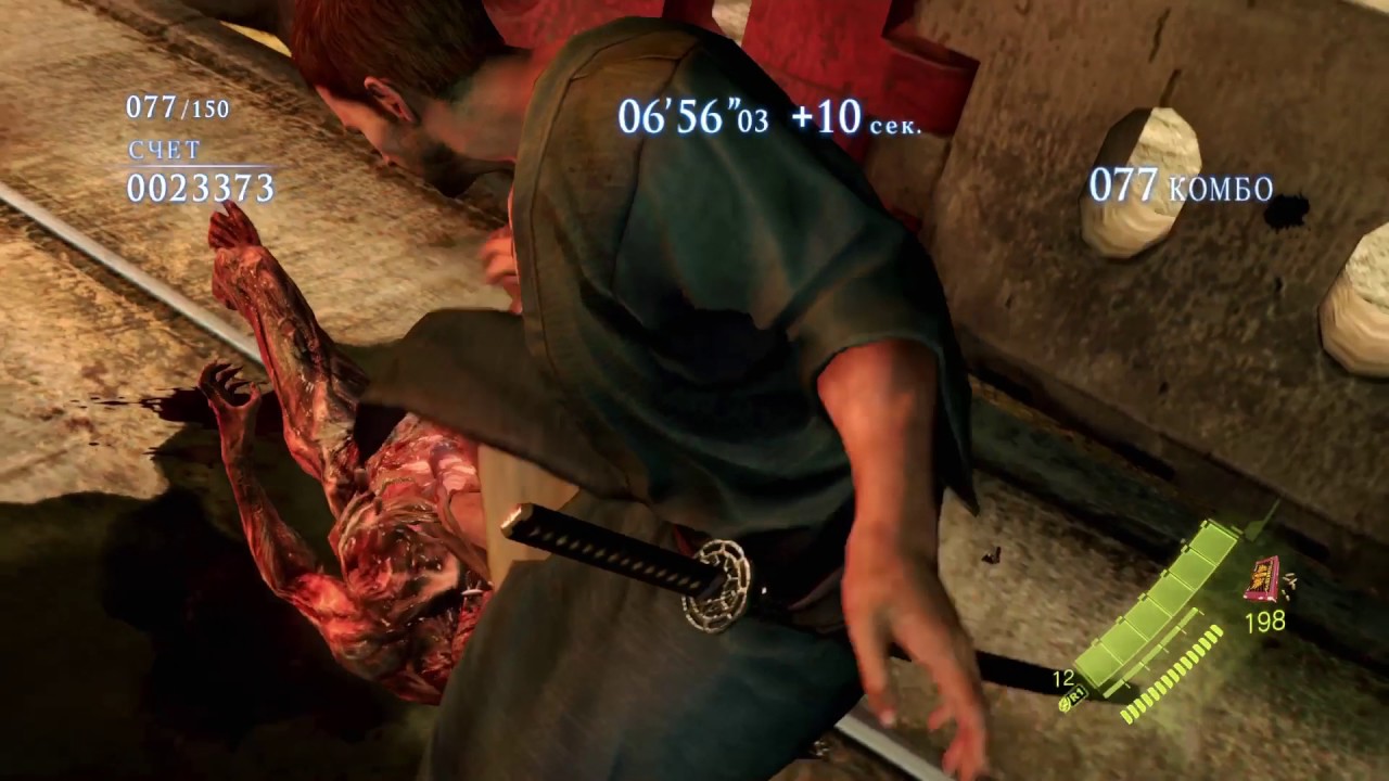 Крис (Chris), комбо 150, соло. Resident Evil 6, наёмники, хаос в городе.