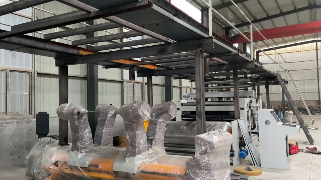 how to assemble/install corrugation cardboard line