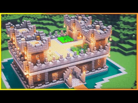 Minecraft Burg bauen Tutorial 1.18 - große Burg bauen in Minecraft Survival Tutorial Deutsch | Flash