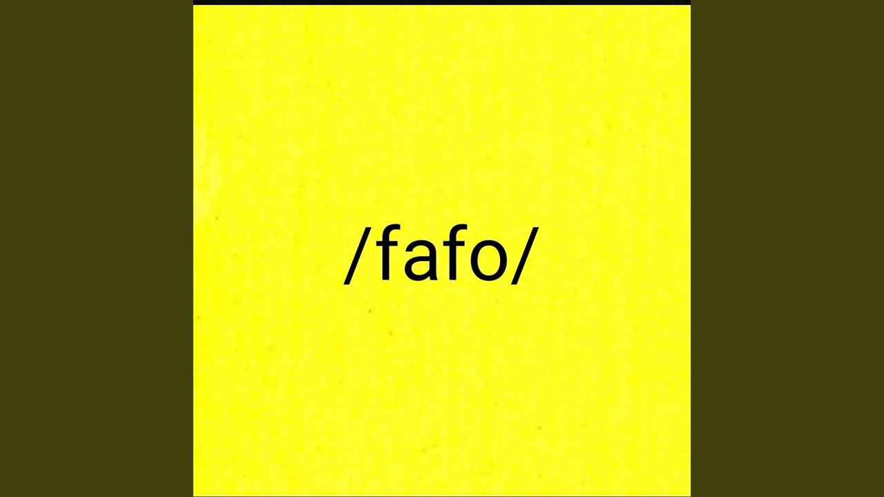 Watch Fafo on YouTube Watch Fafo on YouTube
