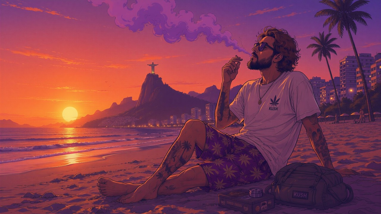 "Paradise in the Struggle"  – Bluesy Hip Hop - Stoner Mood - 420 Vibes - Chill Rap