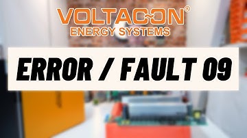 Error 09 Fault 09 in Solar Off Grid Inverters 5kw-11kW and how to avoid it .