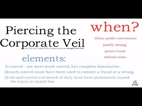 company law and the corporate veil The corporate veil is drawn from the salomon principle which separates the rights and duties of the company from the rights and duties of the shareholders and directors essentially, the corporate veil is a metaphoric veil with the company on one side of it and its directors and shareholders on the other and liability does not pass through. company law and the corporate veil The corporate veil is drawn from the salomon principle which separates the rights and duties of the company from the rights and duties of the shareholders and directors essentially, the corporate veil is a metaphoric veil with the company on one side of it and its directors and shareholders on the other and liability does not pass through.