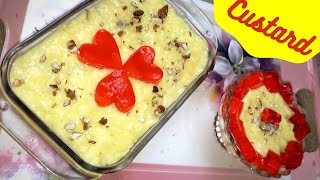 Custard Recipe|Vanilla Custard Recipe|Custard bnane ka tarika|Sweet dish recipe|fruit custard recipe