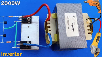 Simple 2000W Powerful Inverter // How to make Powerful Inverter with irfp450, Sine Wave Modyfied