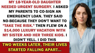 Full My daughter needed URGENT SURGERY. My parents refused to help and went on a luxury vacation Update
