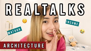 REALTALKS IN ARCHITECTURE | What you need to watch before taking architecture
