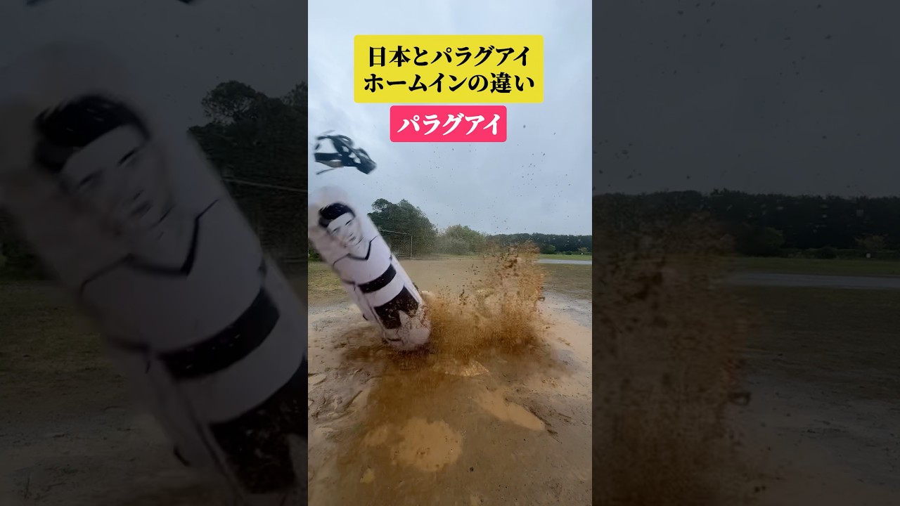 野球パラグアイ4部リーグと日本のホームインの違い @nanbei #shorts #サッカー