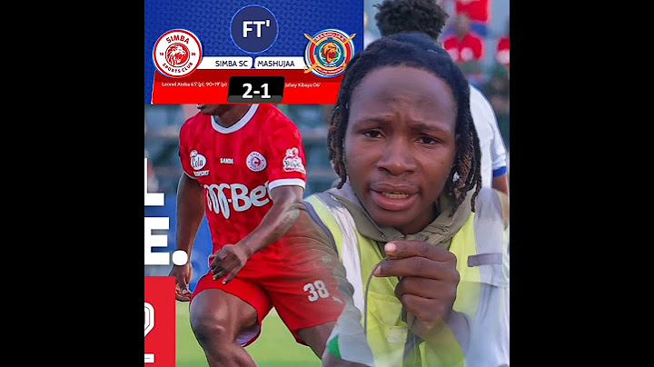 SIMBA SC vs MASHUJAA FC