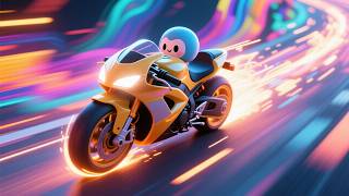 Whirr Whirr Speed Bike 🏍️💨 | Fast Bike Song for Kids | Nursery Rhymes &amp; Kids Songs