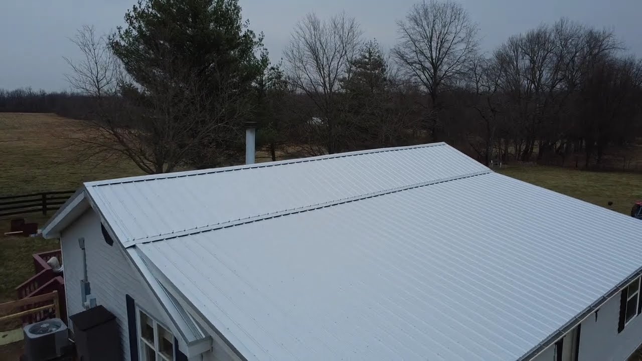 During the installation process for the new roof. Frontline Roofing & Home Services - Shelbyville Ky