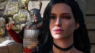 Yen complimenting Geralts outfit