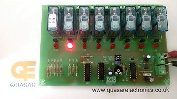 Cebek I-55 (Quasar Code CI055) - 8 Channel Sequential Controller Relay Module
