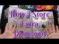 How I "Kit-Down" a Diamond Painting & Excess Drill Storage