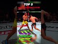 Top 5 Exposive fights ever #ufc #fighting #mma