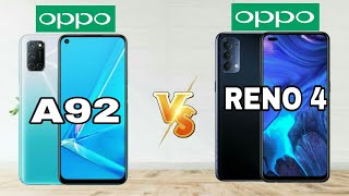 OPPO A92 VS OPPO RENO 4    COMPARISON