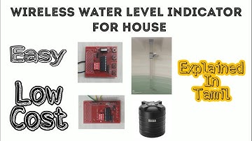 Wireless Water Level Indicator | Water Level Indicator for house | Ganeshkumar | Tamil