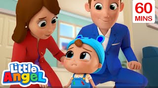 Little Angel - My Babysitter Is The Best | Kids Fun & Educational Cartoons | Moonbug Play and Learn