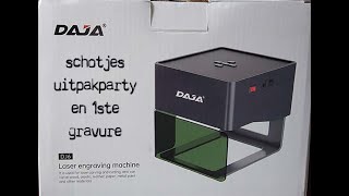 DAJA DJ6 Graveer Machine (Uitpak & SetUp)