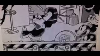 Mickey making Swiss cheese