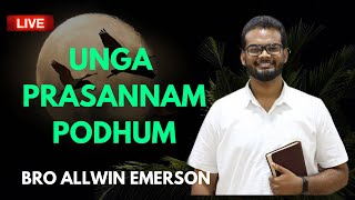 Video thumbnail of "Unga Prasannam Podhum | Tamil Christian Song | Allwin Emerson | Live worship | JMFGC"