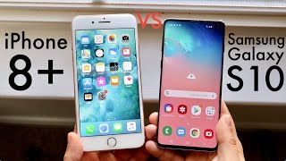 Samsung Galaxy S10 Vs iPhone 8 Plus! (Comparison) (Review)