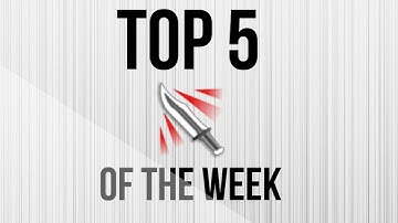 Top 5 Throwing Knives of the Week - Week 5