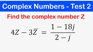 13 - Complex Numbers - Test 2