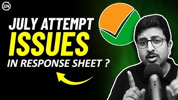JEE Main 2022: ISSUES in JULY Response sheets ? | Voice for Justice | Eduniti