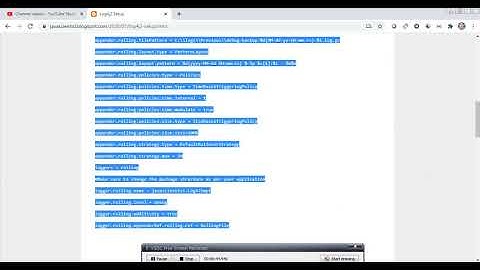 Log4j2 Setup Migration