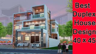 40x 45 Duplex house Plan | Indian House Plan | 1800sq.ft Building Plan|   Home Plan | Duplex house