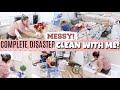 🌟MESSY HOUSE TRANSFORMATION | COMPLETE DISASTER CLEAN WITH ME | EXTREME CLEANING MOTIVATION