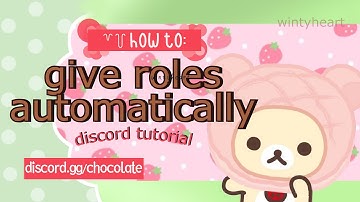 ♡ How to give roles automatically using Mee6 bot ♡ (discord tutorial)