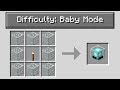 So I beat Minecraft using "baby mode" difficulty...