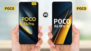 Poco F6 Pro vs Poco X6 Pro || Full Comparison