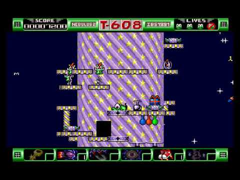 [AMIGA WINUAE RETROGAMING] Nebulus 2 - Pogo a Gogo Walkthrough NO CHEATS Part 2