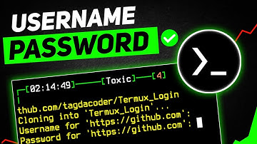 Solve UserName & Password ERROR in Termux | Tagda Coder