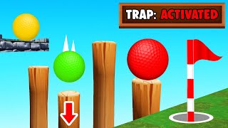RACE To The HOLE To BEAT THE TRAP! (Golf It)