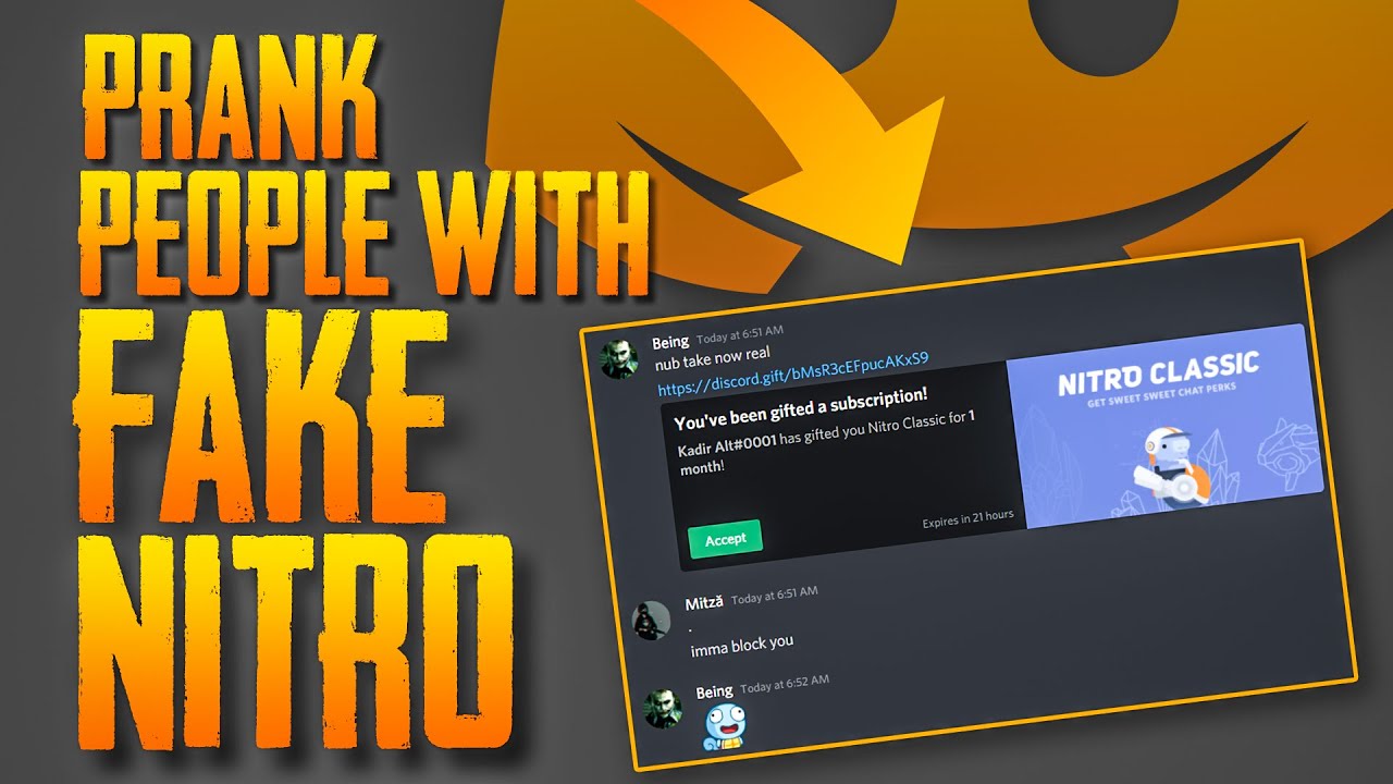 Prank Your Friends With Fake Nitro On Discord Youtube