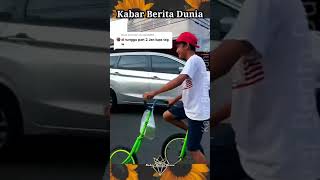 Sepeda Tanpa Batang penyambung roda depan belakang 😀😀