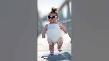 Adorable Baby Fashion Show #cutebaby #funnybaby #babygirl #fashion #cute #babylove