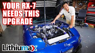 RX-7 LITHIUM battery and wiring upgrade overview