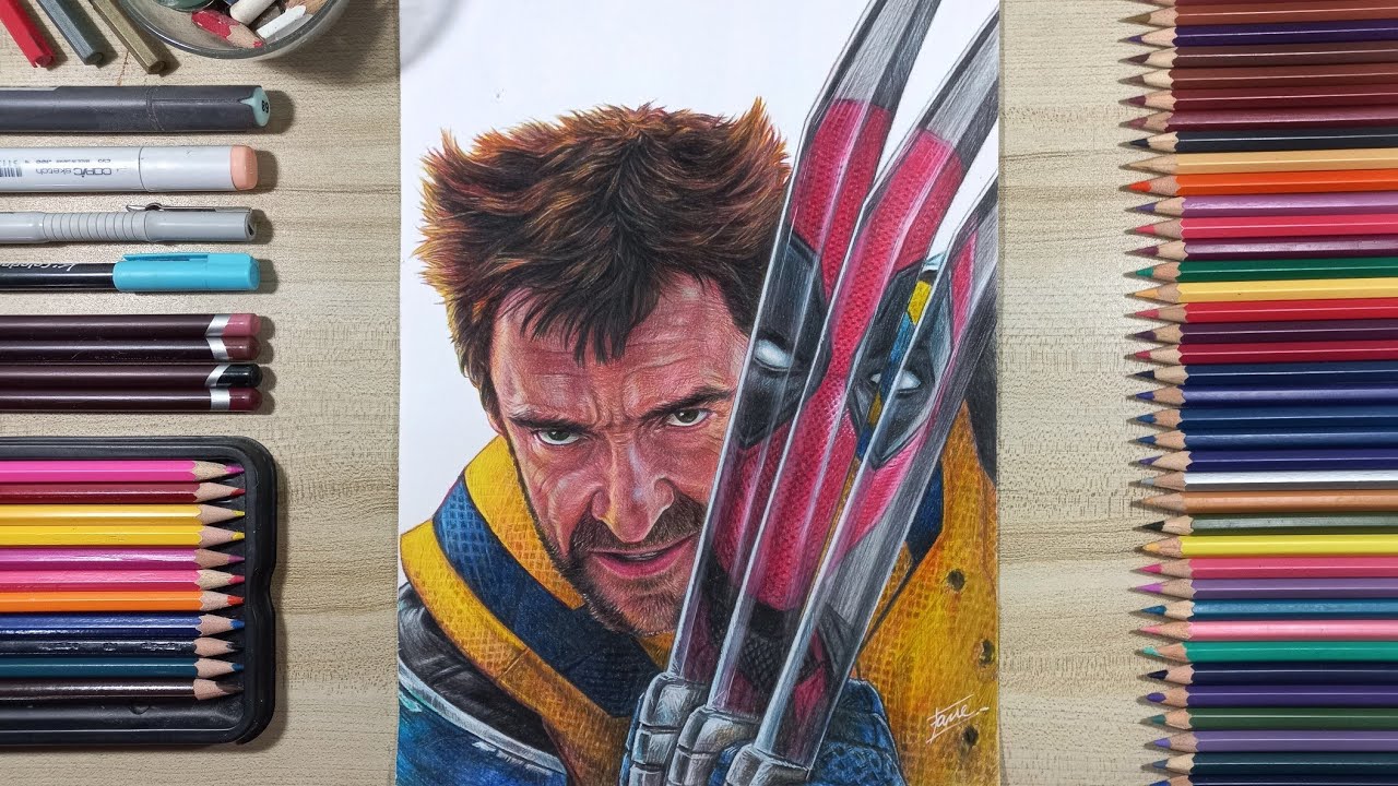 Drawing Wolverine (Deadpool & Wolverine) | Fame Art - YouTube
