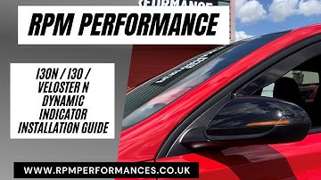 RPM Performance Hyundai I30N / I30 / Veloster N Dynamic Indicators