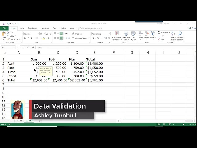 Data Validation Part 3