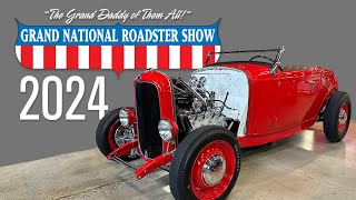 HOT RODS AT THE GRAND NATIONAL ROADSTER 2024 SHOW  SUEDE PALACE AND BUILDING 4