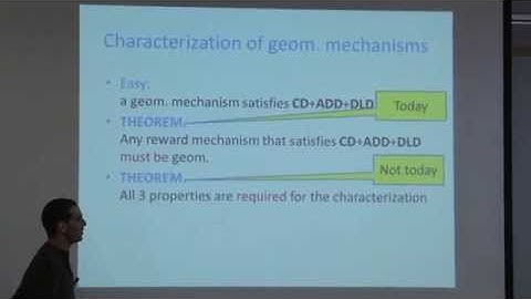 "Mechanisms for Multi-Level Marketing" (CRCS Lunch Seminar)